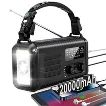 Rádio de manivela de emergência IronThunder S0S Alarm 20000mAh