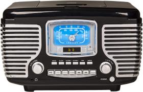 Rádio de Mesa Crosley CR612B-BK Corsair AM/FM com Bluetooth Rádio de Mesa Crosley CR612B-BK Corsair AM/FM com Bluetooth