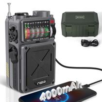Rádio de ondas curtas Emgykit R11 4000mAh/14800mWh AM/FM/WB/SW