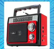 Rádio de Som Retro Vermelho Rádio de Som Retro Vermelho