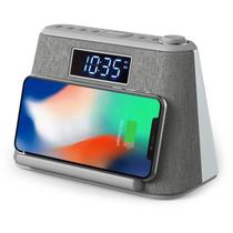 Rádio Despertador Digital i-box com Carregador USB e Qi