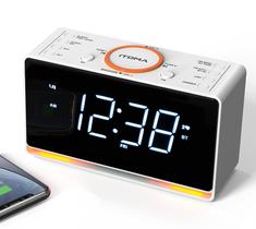 Rádio Despertador iToma CKS718 com Bluetooth e rádio FM Rádio Despertador iToma CKS718 com Bluetooth e rádio FM