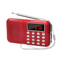 Rádio Digital Mini Portátil FM AM De 2 Bandas Com Reprodutor De MP3 USB Suporte Para Cartão TF E
