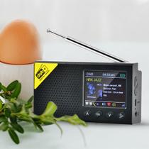 Rádio Digital Portátil DAB/DAB+ e FM - Mini, Recarregável e Leve