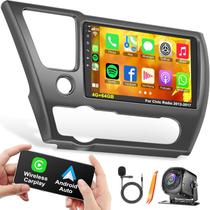 Rádio do carro B4U Android 13 4GB RAM 64GB ROM para Honda Civic 2013-2017