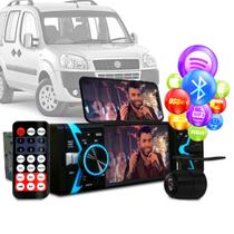 Radio Dvd Bluetooth Mp5 Usb 1din Espelhamento Fiat Doblo