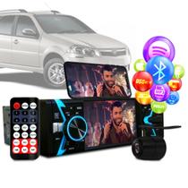 Radio Dvd Bluetooth Mp5 Usb 1din Espelhamento Fiat Palio