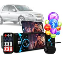 Radio Dvd Bluetooth Mp5 Usb 1din Espelhamento Gm Celta