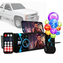 Radio Dvd Bluetooth Mp5 Usb 1din Espelhamento Gm Silverado
