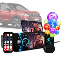 Radio Dvd Bluetooth Mp5 Usb 1din Espelhamento Vw T Cross Radio Dvd Bluetooth Mp5 Usb 1din Espelhamento Vw T Cross