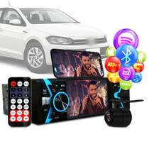 Radio Dvd Bluetooth Mp5 Usb 1din Espelhamento Vw Virtus