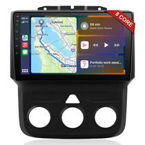 Rádio estéreo automotivo Android 13 de 9 polegadas com CarPlay para Dodge RAM