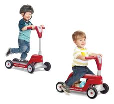 Radio Flyer Scoot 2 Scooter - 2 Em 1 - 1 A 4 Anos Crianças