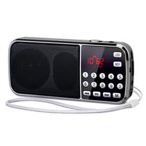 Rádio FM/AM Bluetooth PRUNUS J-189 com Lanterna LED Preta