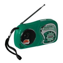 Radio fm/am portatil com relogio retro portatil kapbom - k-2019
