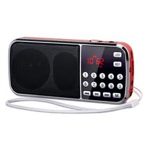 Rádio FM Bluetooth AM PRUNUS J-189 com lanterna LED vermelha
