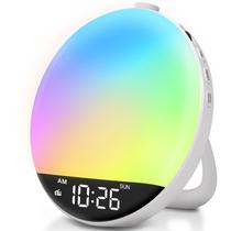 Rádio FM digital DreamSky com Bluetooth, despertador e luz Rádio FM digital DreamSky com Bluetooth, despertador e luz
