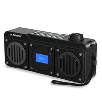 Rádio FM digital portátil com alto-falante Bluetooth Avantree Boombyte