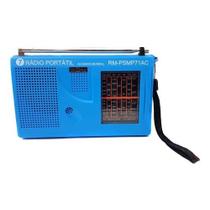 Radio FM/OM/OC Portátil 7 Faixas RMPSMP71AC Motobras Azul