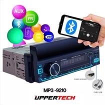 Radio fm/usb/sd/bt/aux c/ suporte p/ celular 9210 uppertech