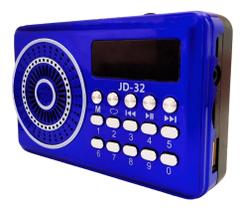 Radio Jd-32 Retro Fm Bluetooth Portátil Recarregável - Conexão