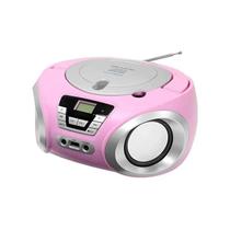 Rádio Mega Star MP-1842BT USB/BT/FM/CD Rosa Bi-Volt