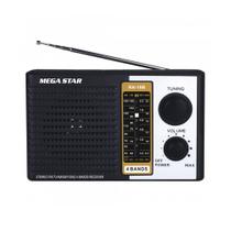 Radio Mega Star RA18B AM/FM 4 Bandas