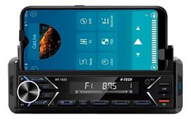Radio Melhor Que Pioneer + Suporte P Celular Usb Bt 4x60w