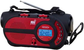 Rádio Meteorológica Jensen JEP-650R 2000mAh com lanterna e carregador