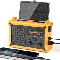 Rádio Meteorológica Mesqool Portátil AM FM NOAA Alert 12000mAh