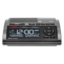 Rádio meteorológica Midland WR400 NOAA Alert Scanner com backup