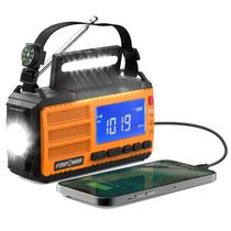 Rádio meteorológico de emergência FosPower D8 com banco de energia de 37000 mWh