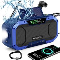 Rádio meteorológico de emergência KAYINOW Solar Power com AM FM NOAA