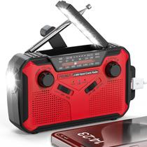 Rádio meteorológico de emergência PRUNUS J-369 11100mWh com lanterna