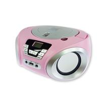 Radio micro system toca cd usb bluetooth fm rosa - MEGA ESTAR