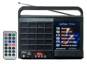 Rádio Motobras FM Digital Bluetooth Usb Gravador de Áudio Dungao Maxi