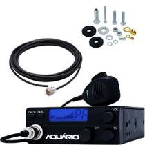 Rádio Móvel Px 40 Canais Homologado Radio Amador RP-40 Cabo 5,5 metros Parafusos Anti-Furto