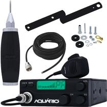 Rádio Móvel Px 40 Canais Rp-40 Antena 2,70 metros Cabo Coaxial 5,5m Suporte Traseiro Mercedes Benz Axor