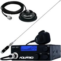 Radio Móvel Px 40 Canais RP-40 Antena Bobina na Base 1,23 metros B-2080 Suporte Magnético com Cabo 4 metros M-700K