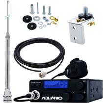 Radio Móvel Px 40 Canais RP-40 Antena Inox 2,70m Alongador 60cm Suporte L Universal Kit Parafusos Radio Móvel Px 40 Canais RP-40 Antena Inox 2,70m Alongador 60cm Suporte L Universal Kit Parafusos