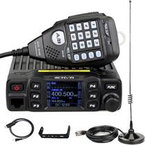 Rádio móvel Retevis RT95 de banda dupla 2m 70cm com antena