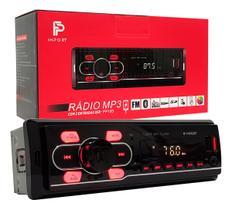 Rádio mp3 4x25w fp100 bluetooth 2 usb fm