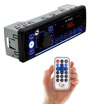 Rádio Mp3 Automotivo H-Tech Ht-1025 Usb Aux Bt 4 Canais 25W