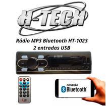 Rádio MP3 Bluetooth 02 portas USB SD Card FM H-Tech HT-1023