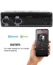 Rádio Mp3 H-Tech Ht-1023 Bluetooth Usb Auxiliar