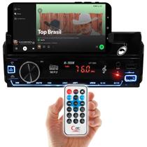 Rádio Mp3 H-Tech Ht-1200 Com Suporte Celular Usb Bluetooth