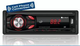 Radio Mp3 Player Automotivo Bluetooth E Tech Fm Sd Usb