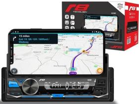 Rádio MP3 Player R8 1020BT C/ Suporte Para Smartphone BT/Dual USB/SD/Aux/FM - 4 x 45w