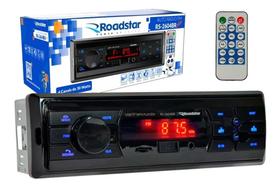 Rádio MP3 Player Roadstar RS2604BR Bluetooth/USB/SD/FM/Auxiliar C/Controle