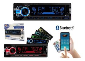 Rádio MP3 Player Roadstar RS2751BR BT/2 USB/SD/FM/Auxiliar C/Controle - 4 x 60w